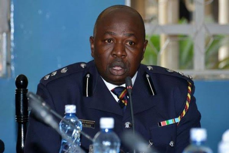 Police spokesperson Charles Owino during a past media briefing. /FILE