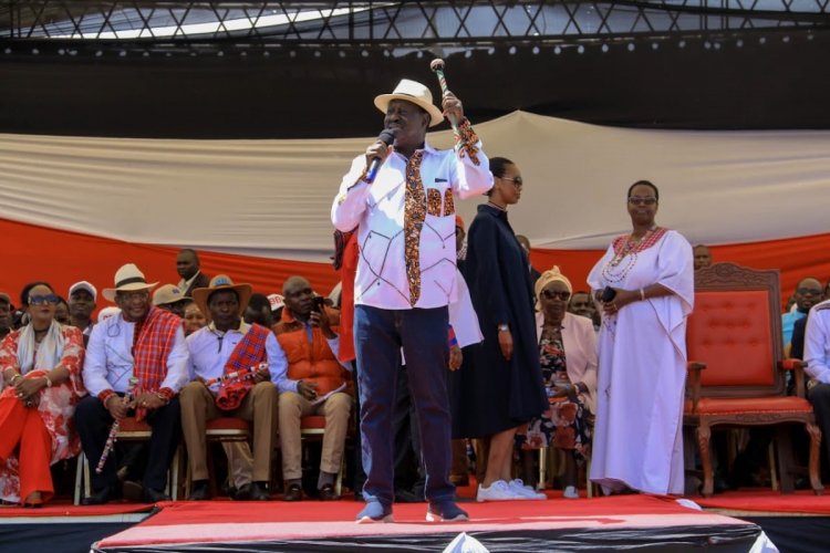 ODM Leader Raila Odinga Returns to Narok County to Woo the Maa Community