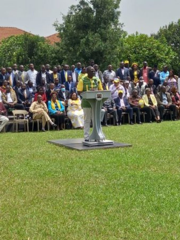 DP Ruto Holds UDA Parliamentary Group Meeting in Karen