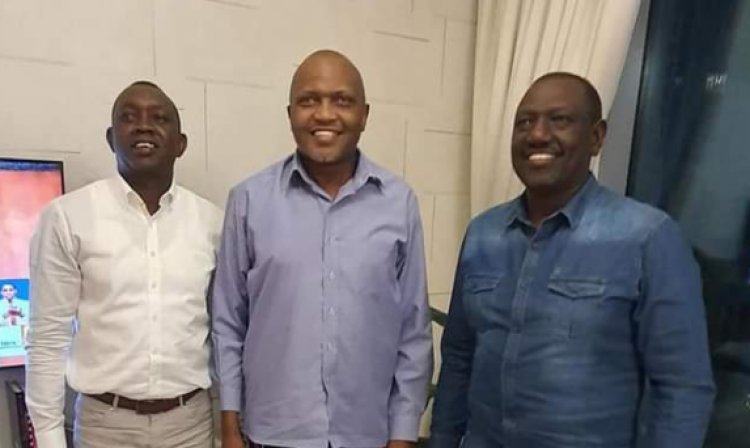 DP Ruto, MP Oscar Sudi Visits Ailing Moses Kuria In Dubai