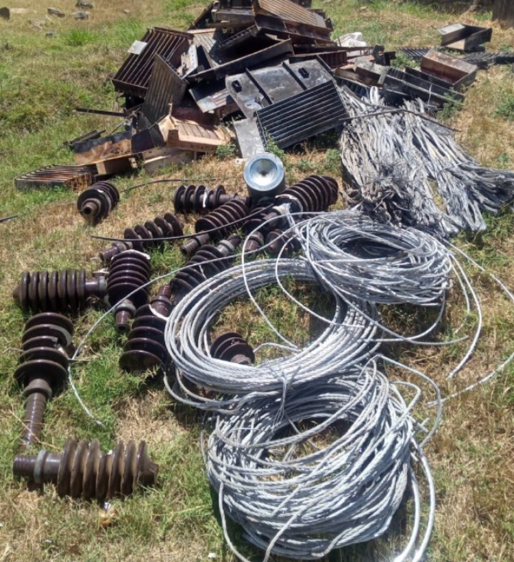 DCI Recovers Vandalized KPLC Equipment In Juja