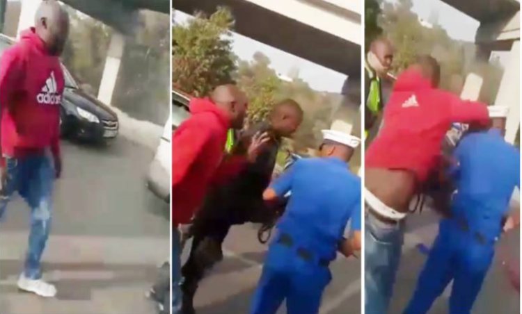 Boda-boda Riders Bring to Bay Colleague who Punched a Police officer in Nairobi.