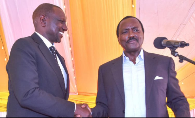 "I haven't given up on Kalonzo." Ruto Says
