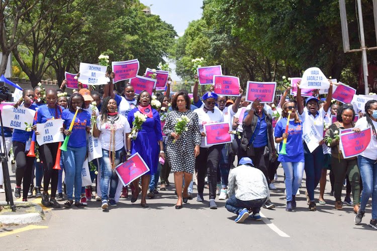 Women Holds Protests after Attack against ODM Leader Raila Odinga
