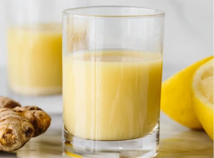 Lemon Ginger Mint Juice Recipe