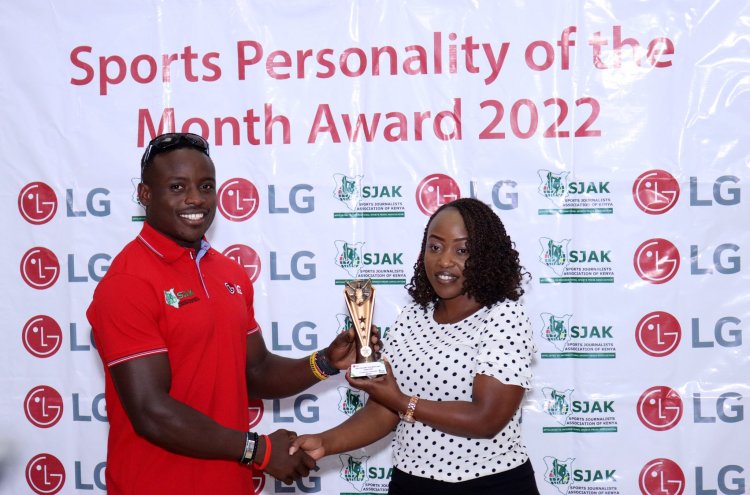 Kenyan Sprinter Omanyala Named Sports Personality of the Month Award