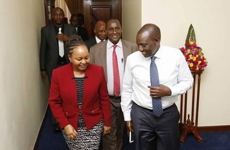 "He is Setting Very High Standards" Waiguru Reacts to Ruto's Cabinet Meeting