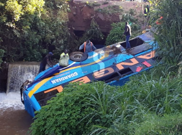 Bus Carrying Passengers Crashes Into Kisii River