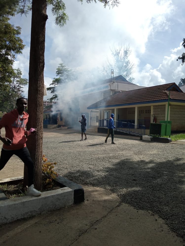 Machakos University Students Protest Over Death of Comrade Attacked by Thugs