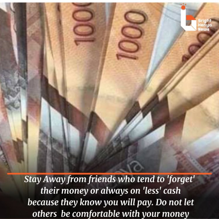 Money Tips: Stay away from People Who Know You Will Always Pay